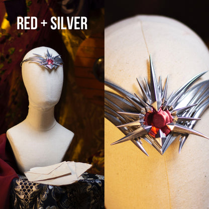 Arcane Intellect Headband — Silver / Blue / Gold | Custom Made