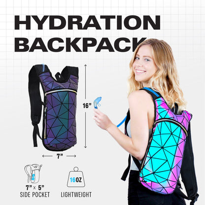 Momentum Hydration Pack - 2L Lightweight Festival Backpack - Select from Multiple Colors