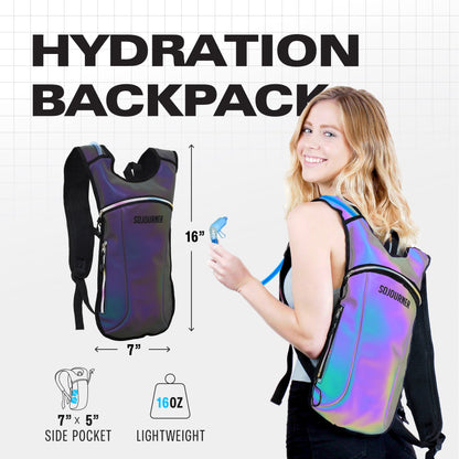 Momentum Hydration Pack - 2L Lightweight Festival Backpack - Select from Multiple Colors