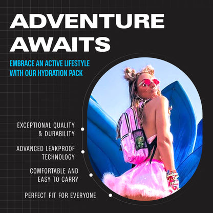 Endurance Hydration Pack — 2L Festival Backpack in Multiple Colors