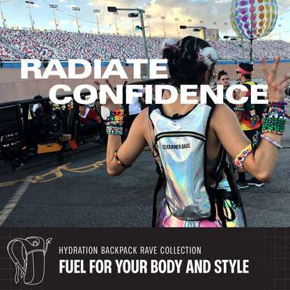 Momentum Hydration Pack - 2L Lightweight Festival Backpack - Select from Multiple Colors