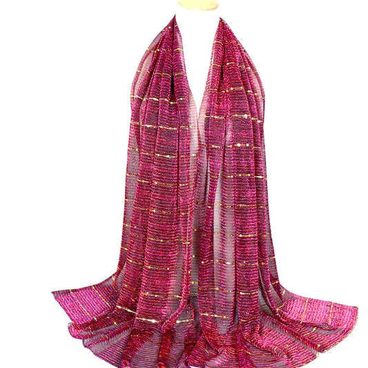 Starlight Metallic Sequin Pashmina Scarf