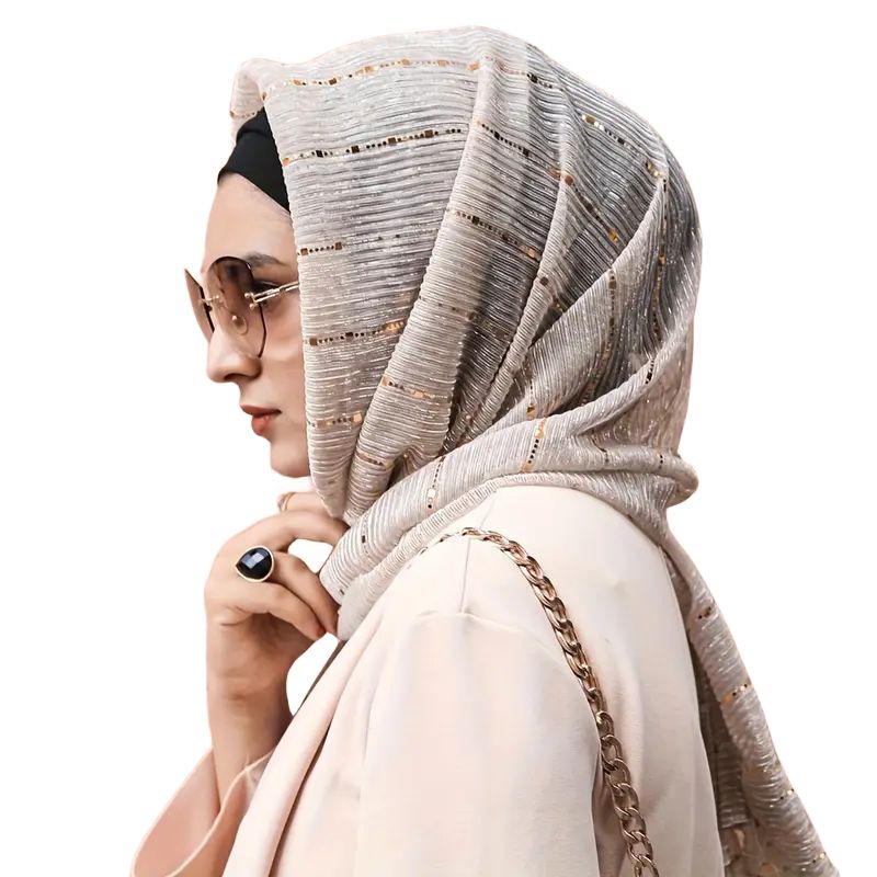 Starlight Metallic Sequin Pashmina Scarf