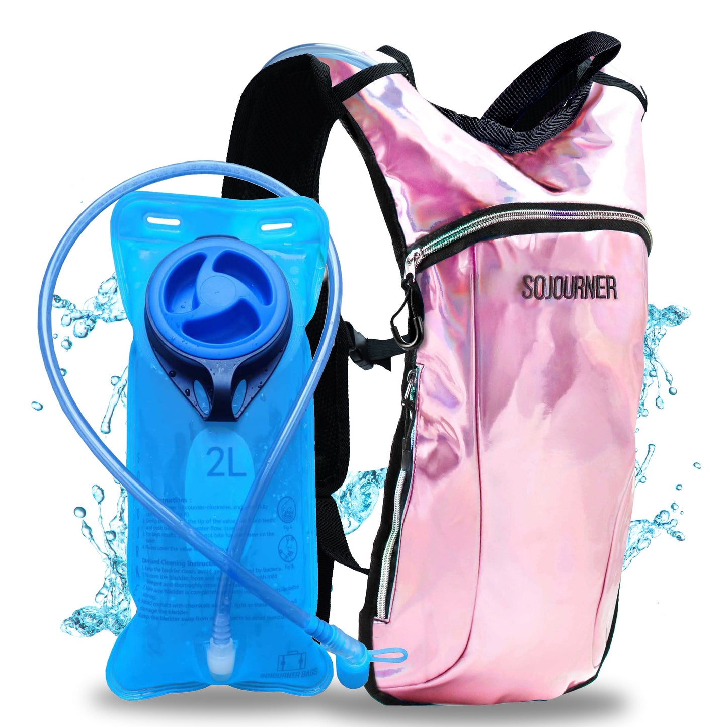 Momentum Hydration Pack - 2L Lightweight Festival Backpack - Select from Multiple Colors