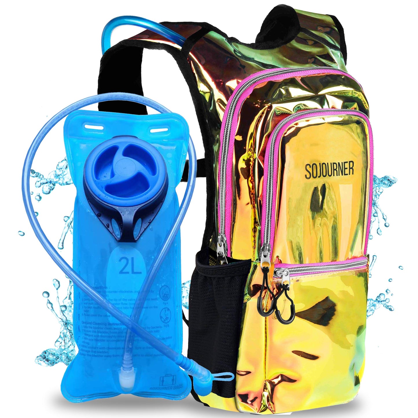 Endurance Hydration Pack — 2L Festival Backpack in Multiple Colors