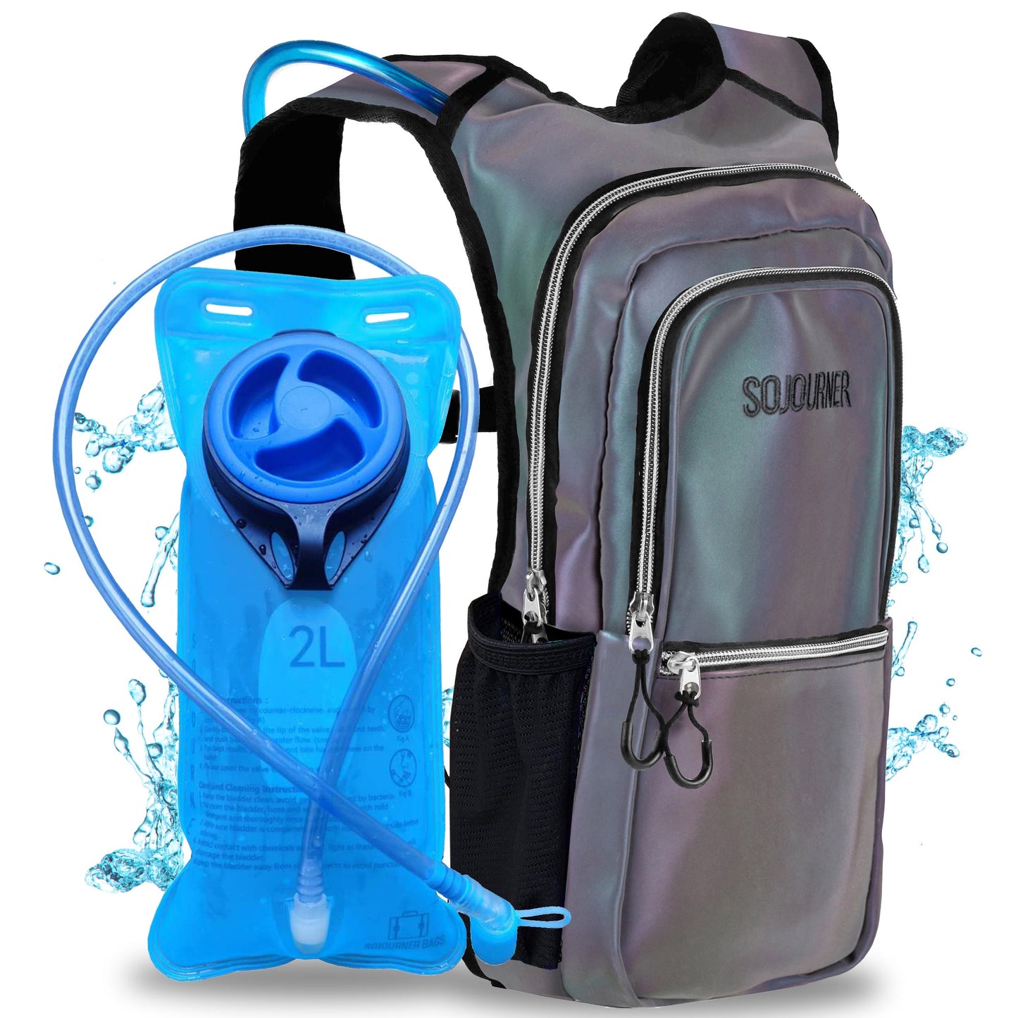 Endurance Hydration Pack — 2L Festival Backpack in Multiple Colors