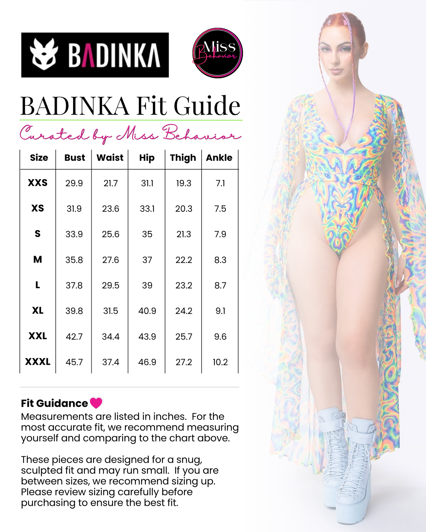 ⭐ Ad Infinitum Cutout Bodysuit - with Arm Sleeves | BADINKA