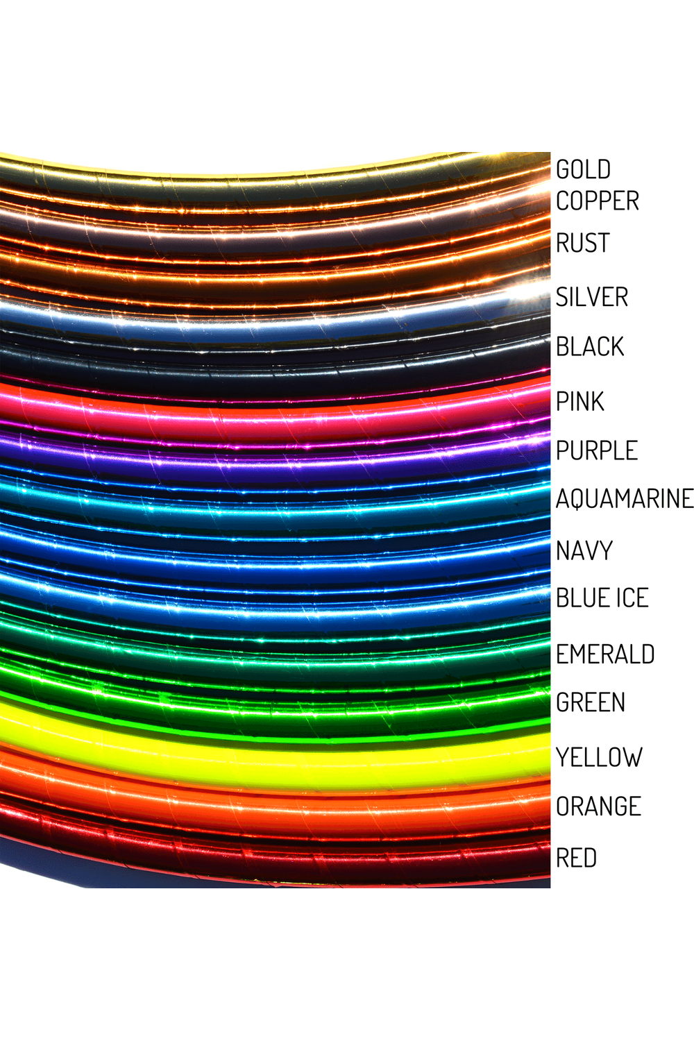 Prism Flow Fitness Hoop — Mirror & Holographic Grip Edition