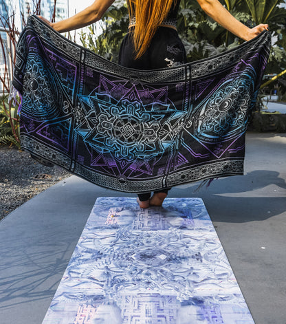 Defense Node Yoga Mat + Embroidered Carry Bag | Rage Nation