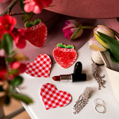 Strawberry Pasties — Sparkly Red | Pastease®