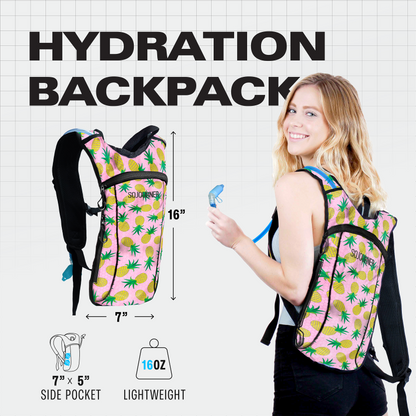 Momentum Hydration Pack - 2L Lightweight Festival Backpack - Select from Multiple Colors