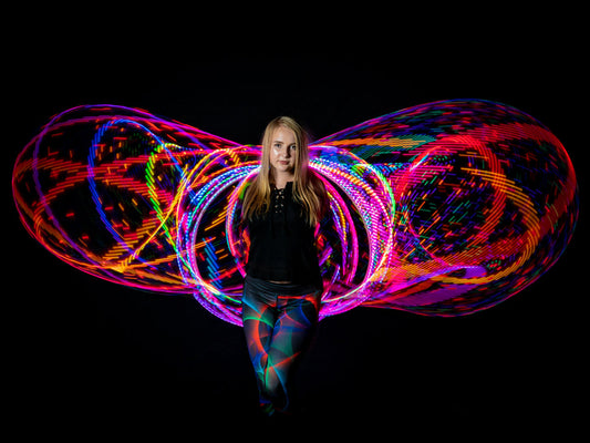 Starlight Spin™ – Atomic V LED Hoop (5th Gen)