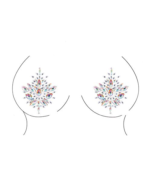 Iridescent Body Jewel Set — Pasties, Cleavage Gems, or Face Crystals