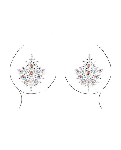 Iridescent Body Jewel Set — Pasties, Cleavage Gems, or Face Crystals