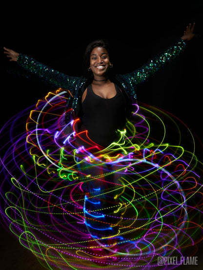 Starlight Spin™ LED Hoop
