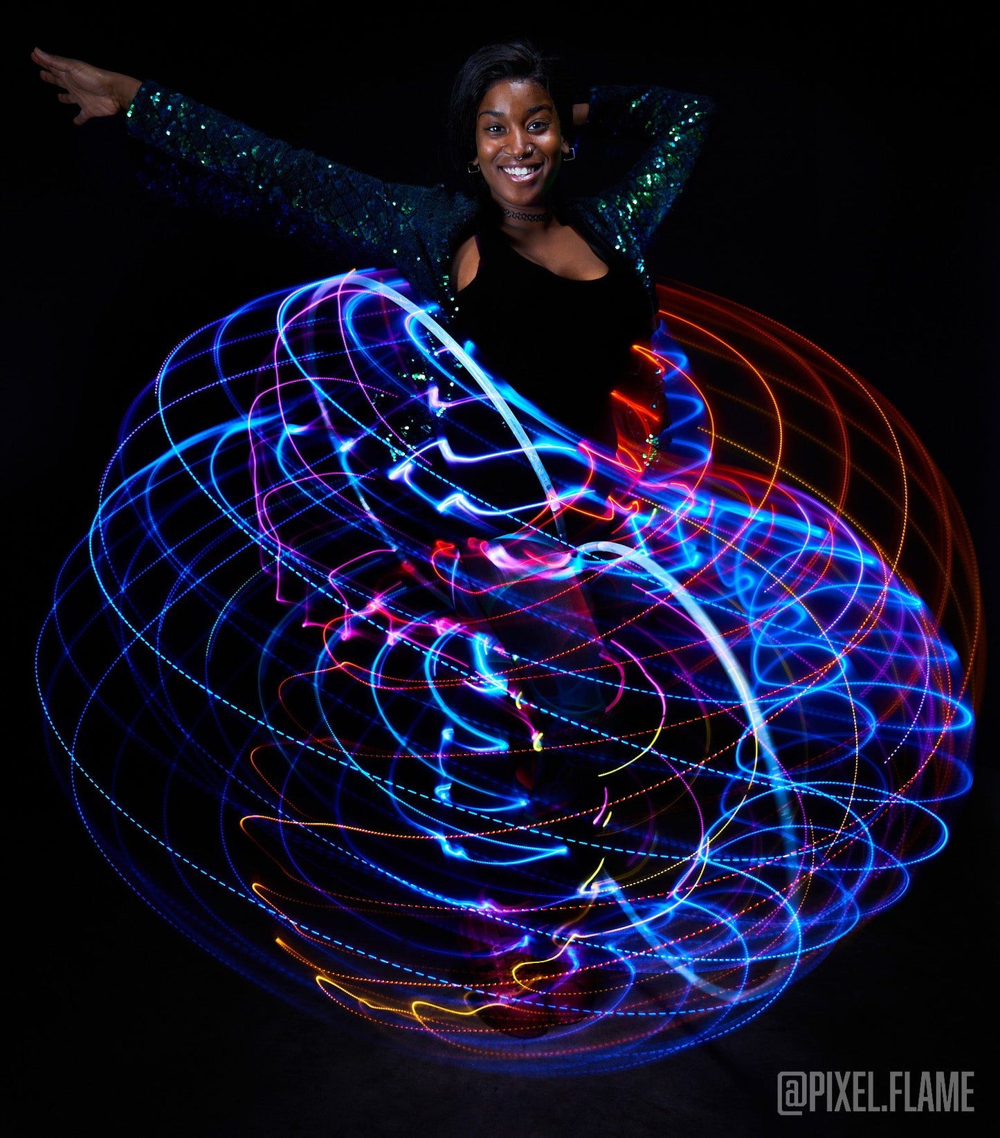 Starlight Spin™ LED Hoop