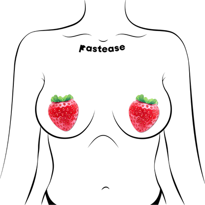 Strawberry Pasties — Sparkly Red | Pastease®