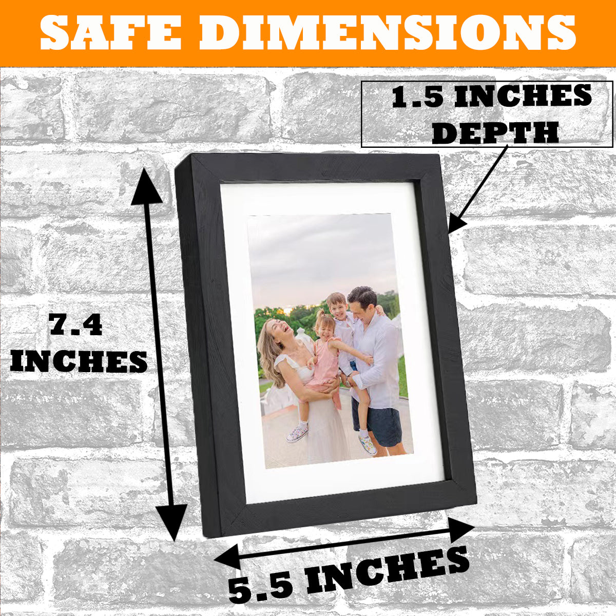 🗝️ Concealed Photo Frame Safe — 4x6