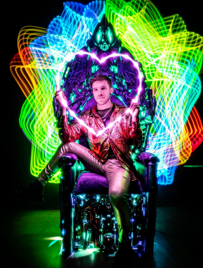 Starlight Spin™ LED Heart Hoop