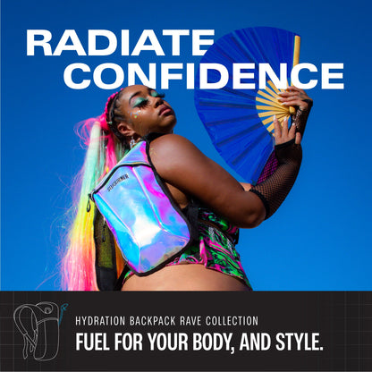 Momentum Hydration Pack - 2L Lightweight Festival Backpack - Select from Multiple Colors