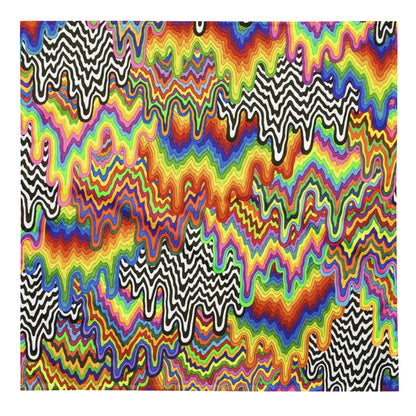 Prism Drip Multi-Wear Bandana — Festival Utility Wrap
