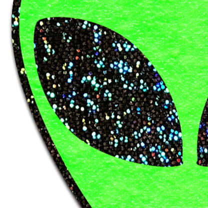 Alien Eyes Pasties — Neon Green Glow | Pastease