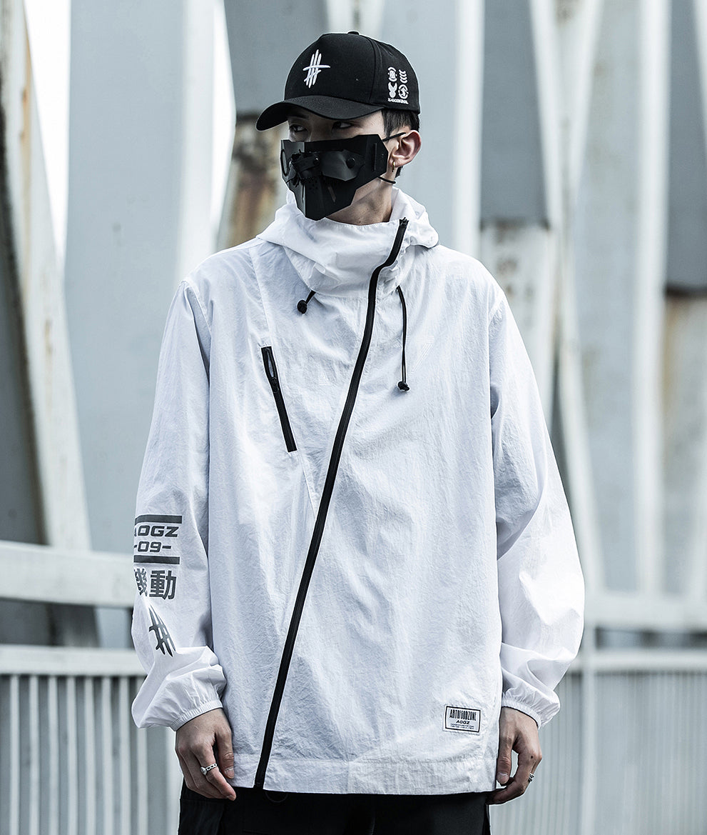 Signal Flow Lightweight Tech Jacket — White or Black