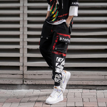 Starting Member Graphic Joggers — Black / Red Camo