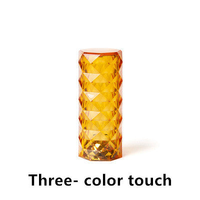 Crystal Glow Touch Lamp — Color Changing
