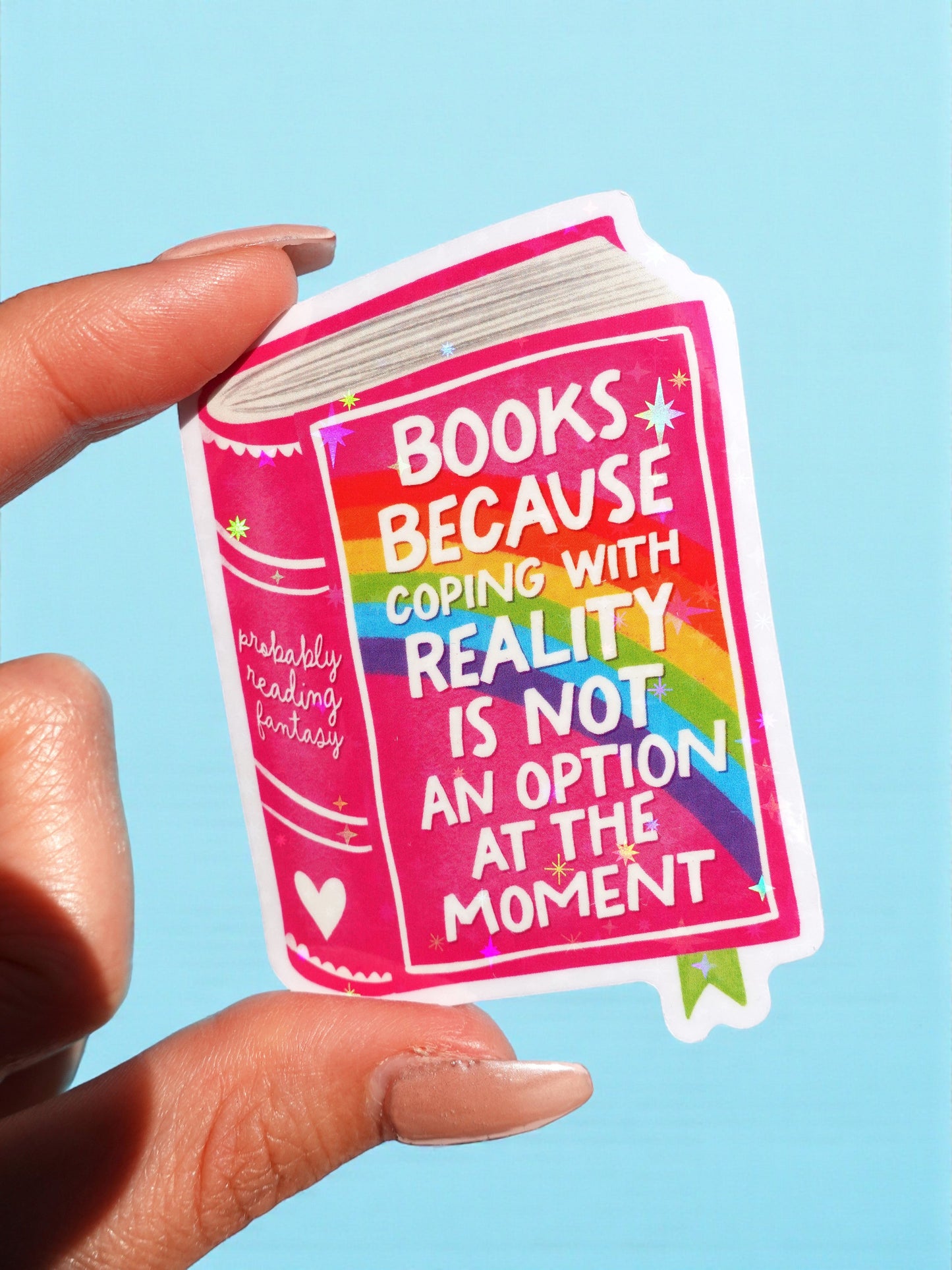 Escapist Library Holographic Sticker