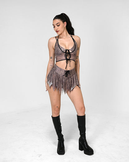 Leopard Luxe Crop Top | Suspex