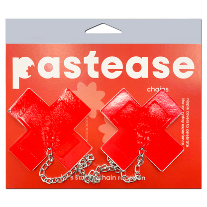 Red Chain X Pasties — Patent Leather | Pastease