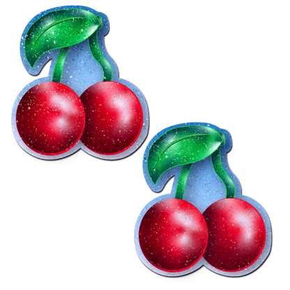Cherry Pasties — Glitter Velvet Red | Pastease