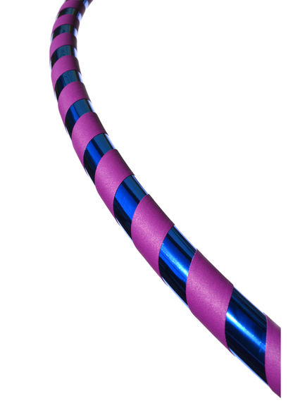 Prism Flow Fitness Hoop — Mirror & Holographic Grip Edition