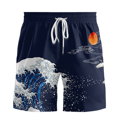Great Wave Drift Lightweight Shorts — Navy