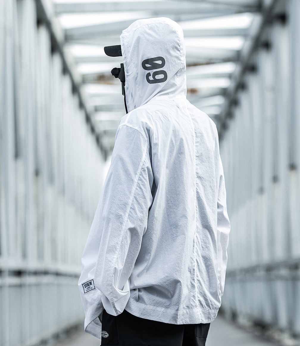 Signal Flow Lightweight Tech Jacket — White or Black