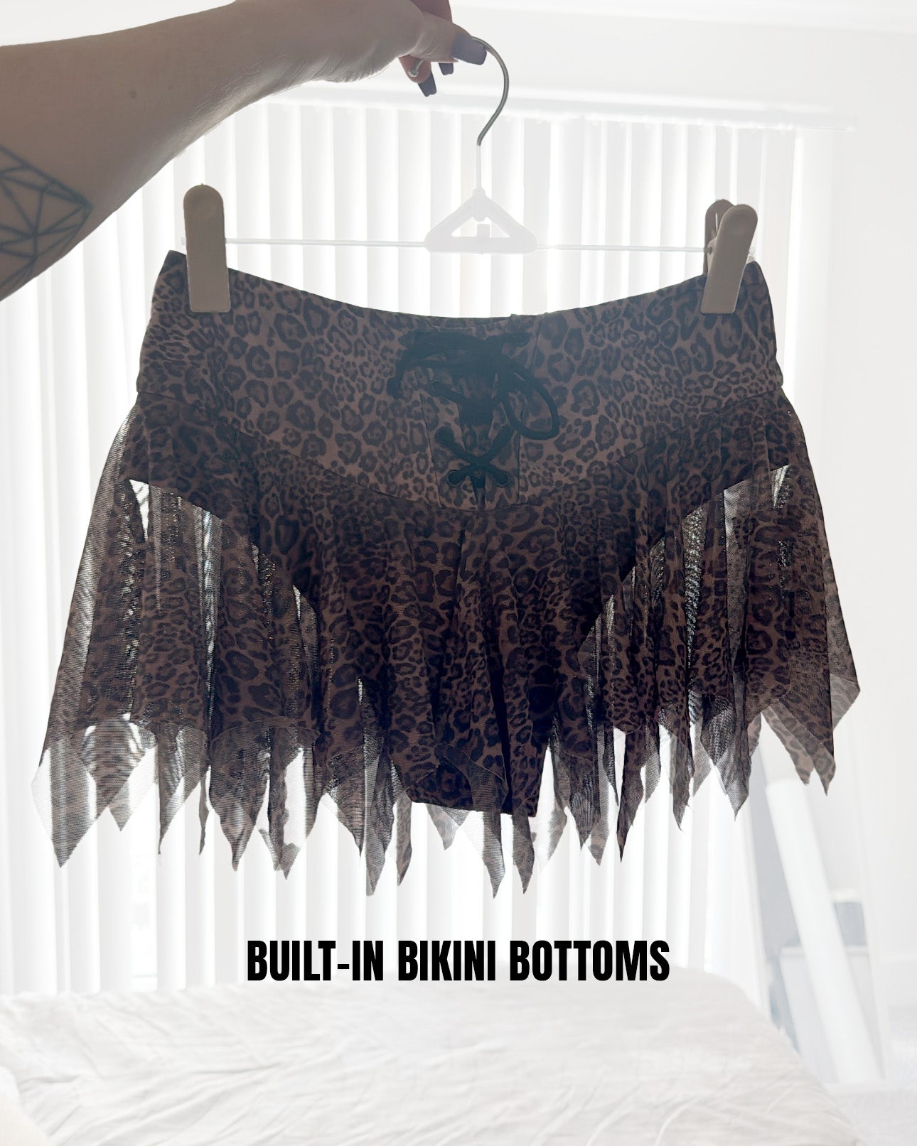 Leopard Luxe Mini Skirt