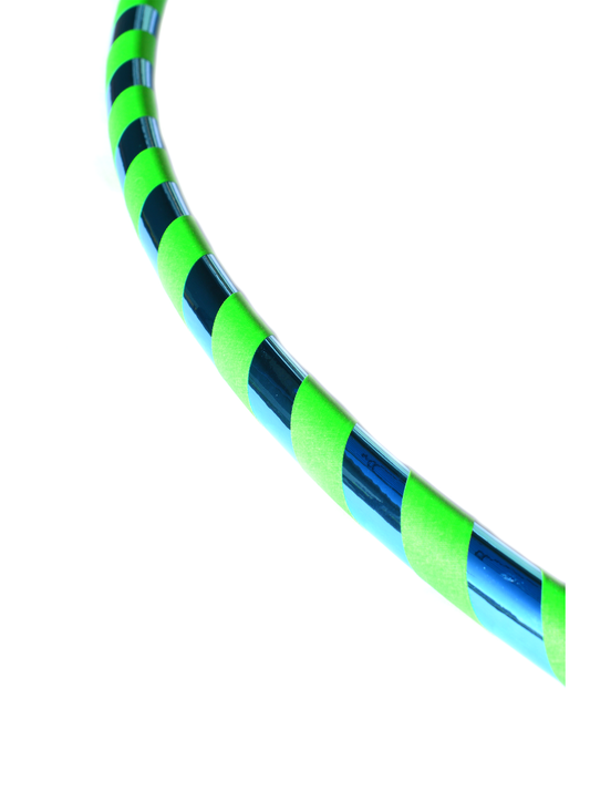 Prism Flow Fitness Hoop — Mirror & Holographic Grip Edition