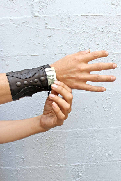 Arrow Leather Utility Cuff | Five and Diamond