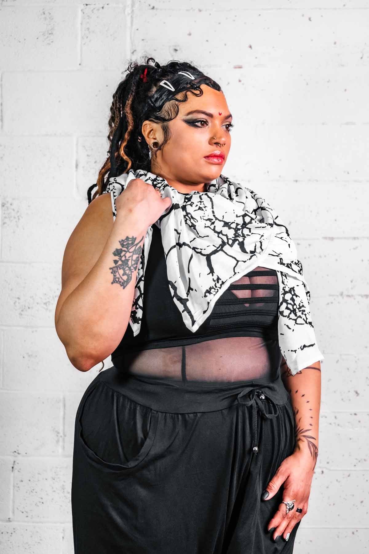 Oversize Playa Scarf — Rayon | Five and Diamond