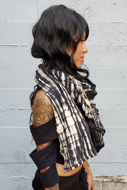 Oversize Hand-Dyed Scarf — Rayon | Five and Diamond