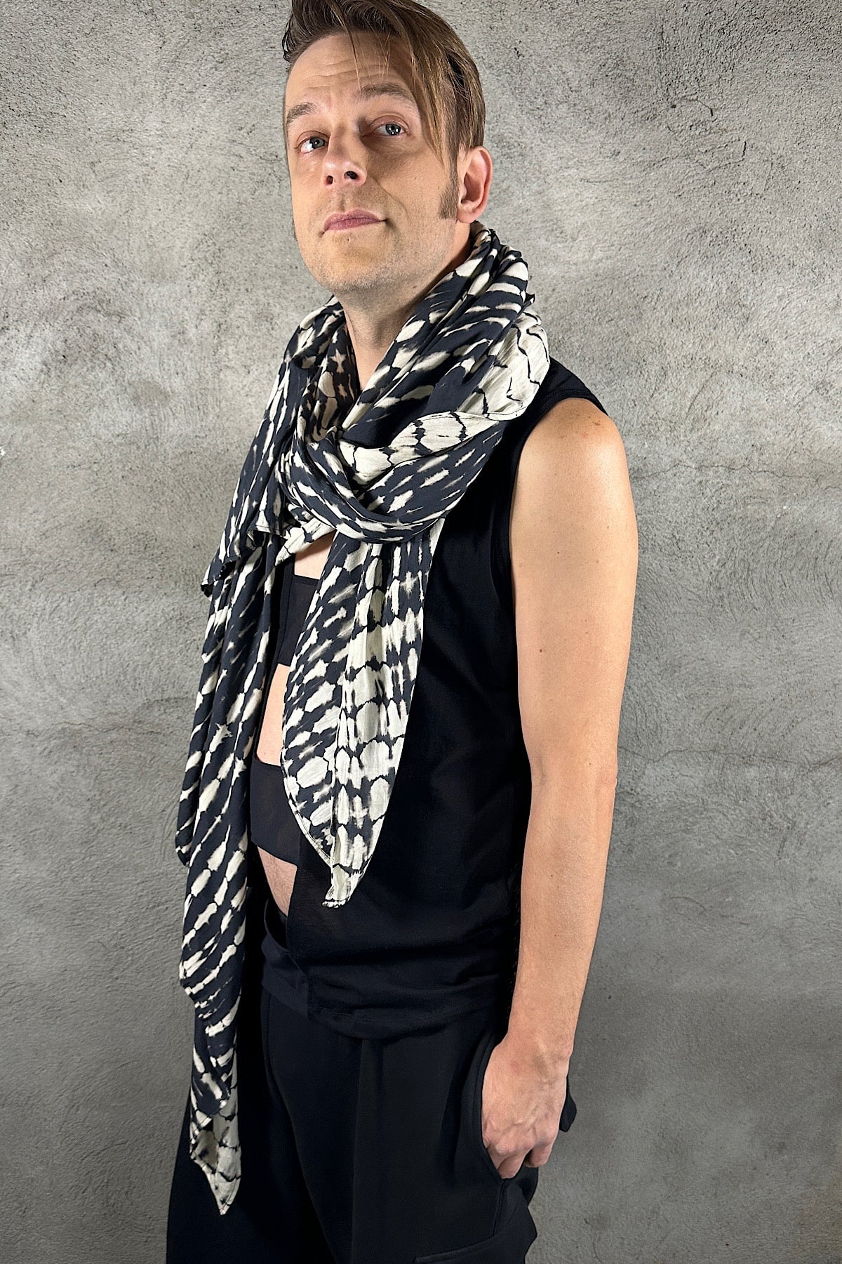 Oversize Hand-Dyed Scarf — Rayon | Five and Diamond