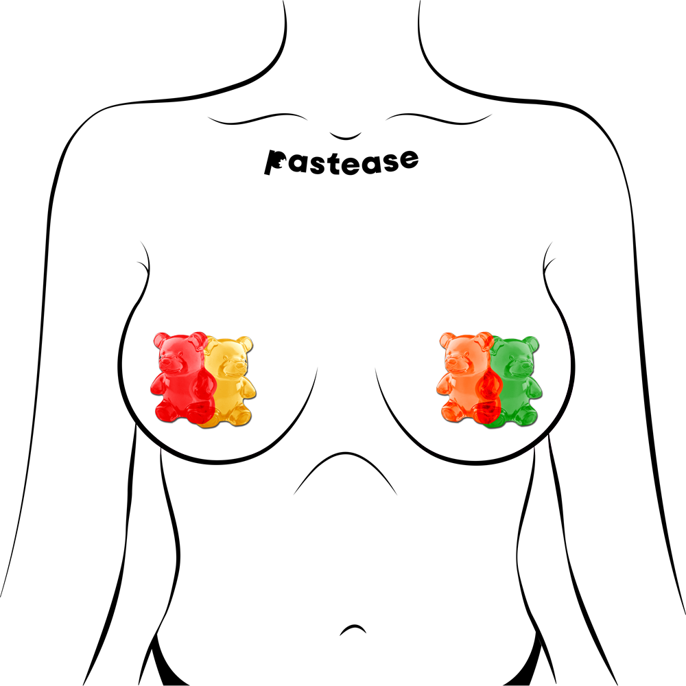 Gummy Bear Pasties — Candy Colors | Pastease