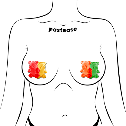 Gummy Bear Pasties — Candy Colors | Pastease