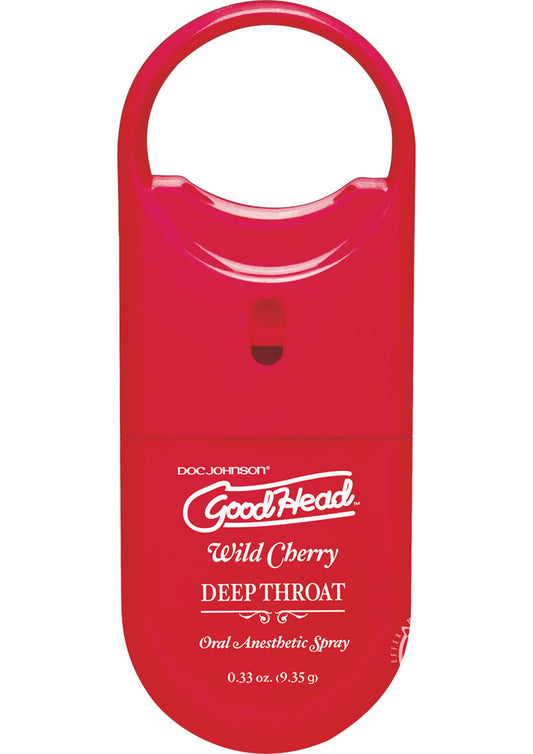 Goodhead Deep Throat To-Go Oral Anesthetic Spray Cherry