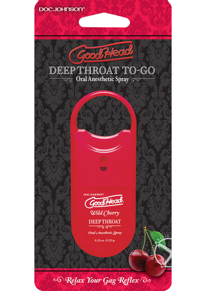 Goodhead Deep Throat To-Go Oral Anesthetic Spray Cherry