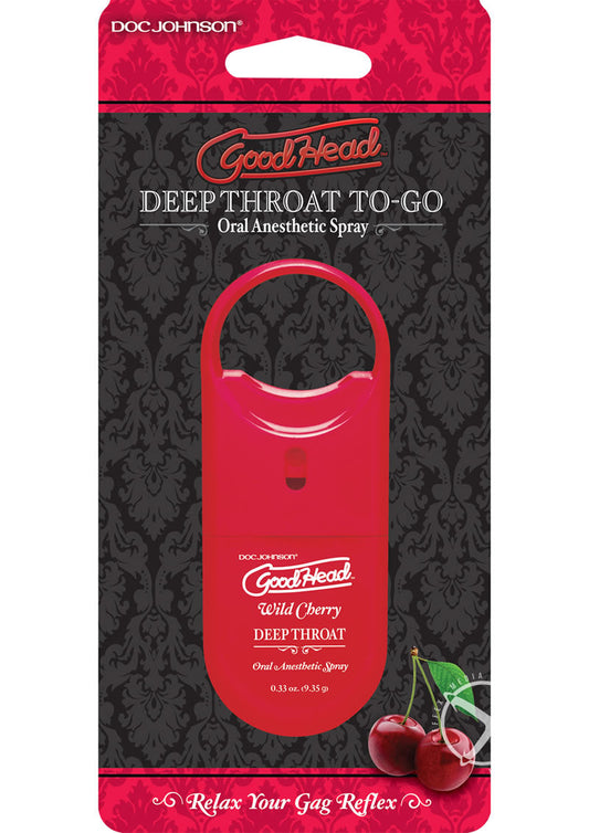 Goodhead Deep Throat To-Go Oral Anesthetic Spray Cherry
