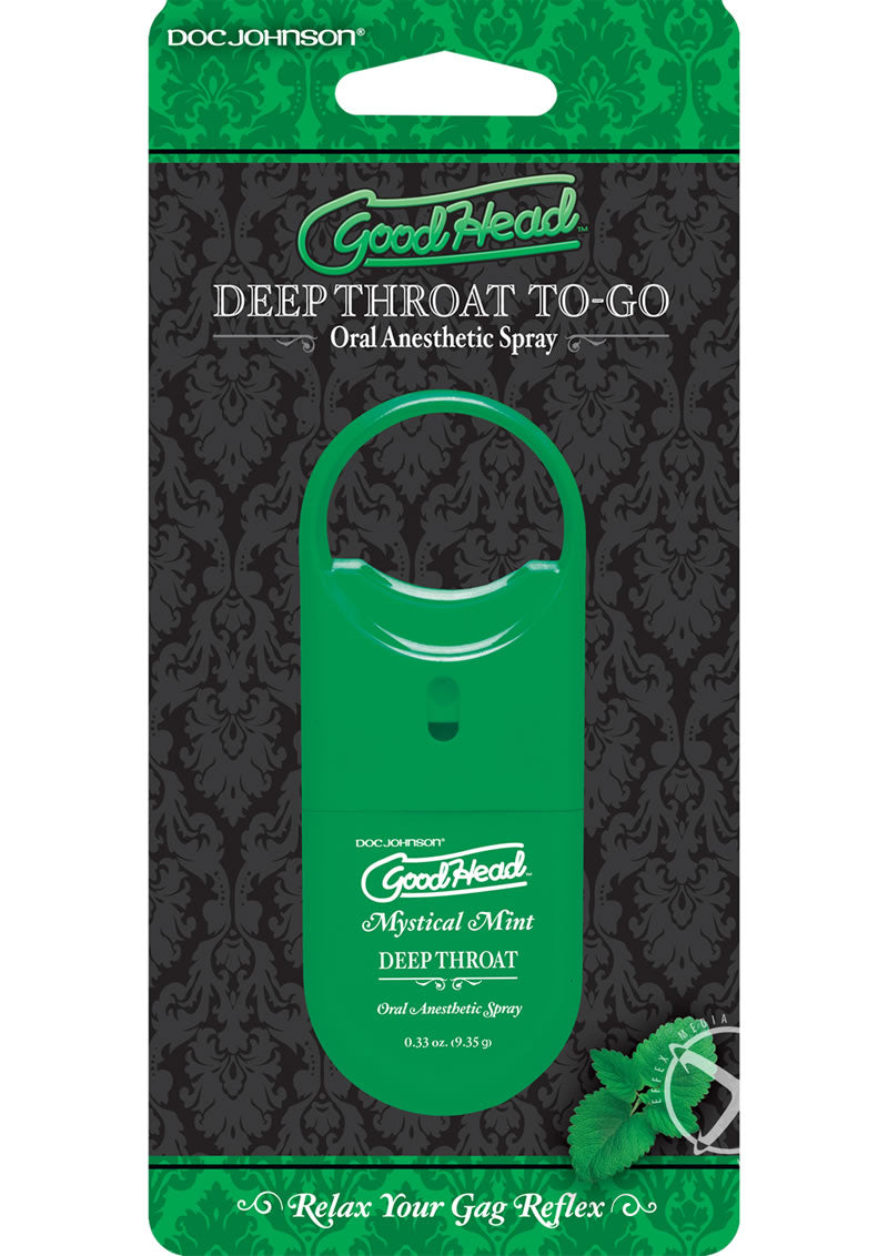 Goodhead Deep Throat To-Go Oral Anesthetic Spray Mint