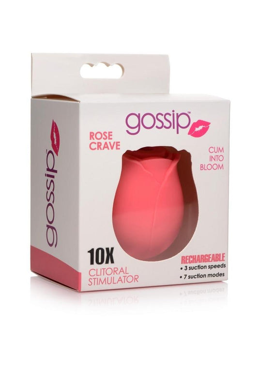 Gossip Rose Crave 10x Rechargeable Silicone Clitoral Stimulator