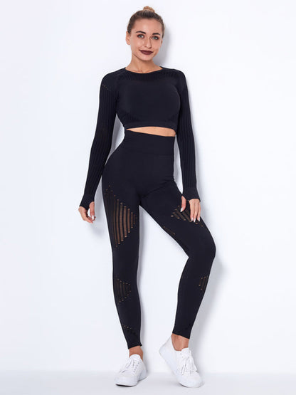 Power Flow Seamless Set — Long Sleeve + Legging